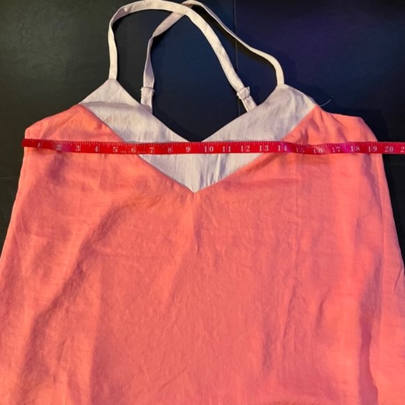 Coral Metaphor Double Layer Camisole - size L - Picture 8 of 9